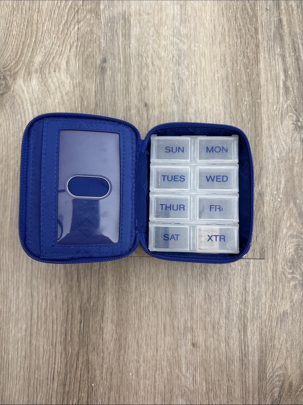 Vera Bradley Travel Pill Organizer with Detachable Compartments